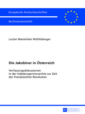 cover image of Die Jakobiner in Oesterreich